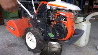 15年くらい使っていなかった耕運機・管理機の修理 キャブレターO/H Kubota Cultivator