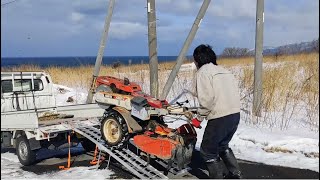 【軽トラは神】耕運機を運ぶ②　クボタ K850