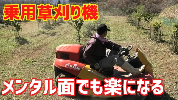 乗用草刈り機｜を使うとメンタル面でも楽になる！