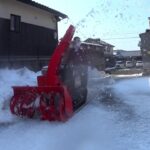 フキノトウの収穫と、今シーズン最後のロータリー除雪機の出番( ･ω･)９