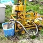 自作井戸掘り機・A handmade Well Drilling machine