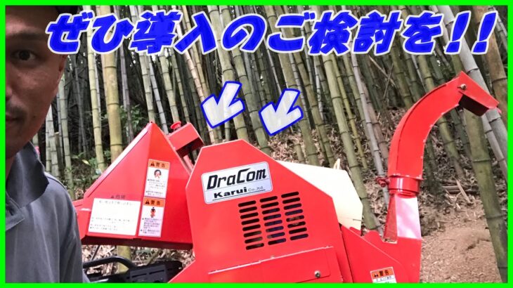 【田舎の課題】荒れ放題の竹林をどうにかする方法!!まずは枯れ竹の撤去!!粉砕機（チッパー）を使って綺麗な竹林整備へ!!Bamboo Crusher#稲屋の田舎チャンネル