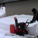 バイソン11 除雪機少々締まった雪と勝負じゃ～！豪雪地、秋田県横手市