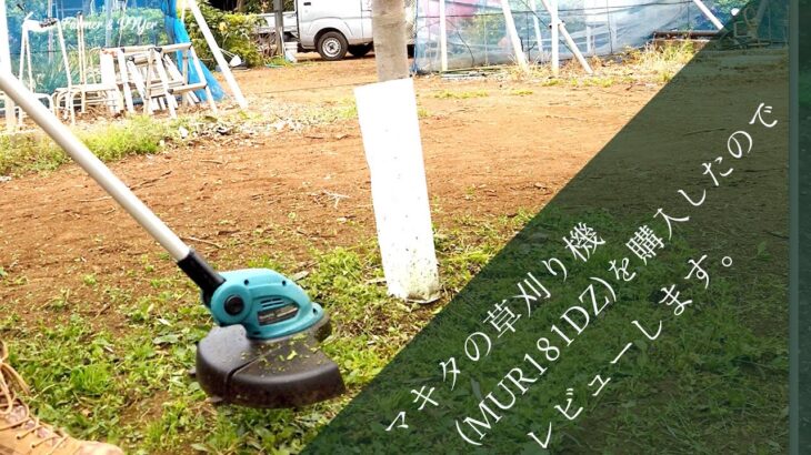 Amazonで11000円のマキタ草刈り機を買いました。