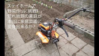 家庭用小型耕運機【デイトナ DC2S】野菜作りに初挑戦