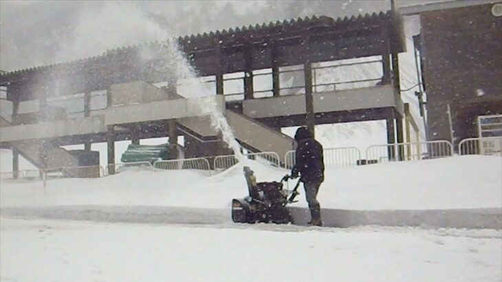 家庭用小型除雪機【デイトナ DS-9260】2021.02.23 協和サーキット②