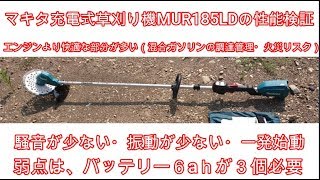 マキタ充電式草刈り機検証