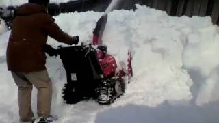 除雪機の使い方 My snow thrower style, Honda HSM 1180i JN