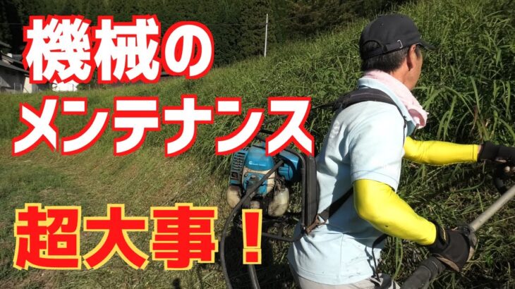 草刈り機｜機械はもしっかり手入れする事が大事！私の反省点！