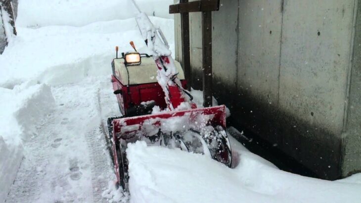 冬はヤンマー除雪機が活躍！