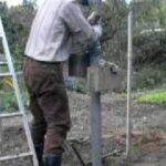 手作り井戸掘り器の使い方-2