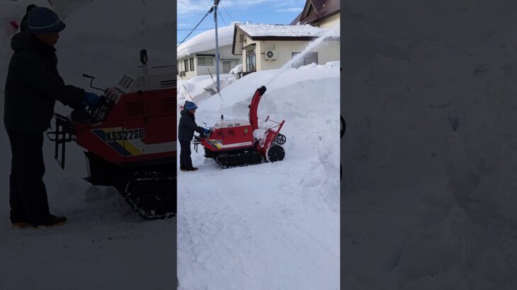 いまだに健在除雪機