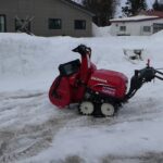 ラジコン除雪機テスト走行