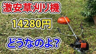 【激安草刈り機】実際に使用したのでレビューするよ！