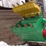 バケットシュレッダー0.7クラス　100mmアンダー破砕　木屑、廃プラ破砕　Bucket Shredder for 20t excavator