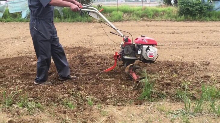 三菱 マイミニ  4.2馬力  ミラクルローター仕様   耕運機  MM40 畑で使ってみました