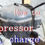 【コンプレッサーオイル】Compressor oil, how to charge 冷蔵庫 コンプレッサーオイル、チャージの仕方