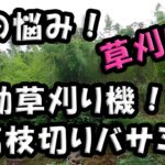 山（竹林）の草刈り　「電動草刈り機でも十分使えます」