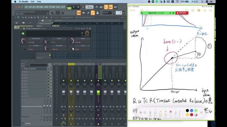 【fl studioの基本#16】Fruity Compressor〜コンプレッサーの基本〜