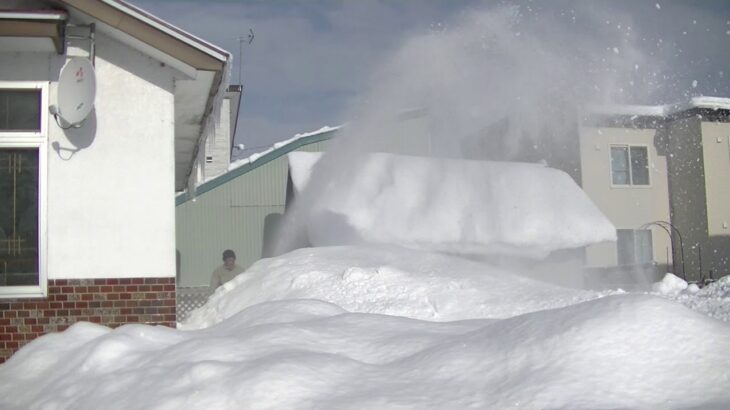 除雪機稼働