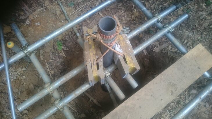 打ち抜き井戸を掘るその2　掘削開始、道具追加作成