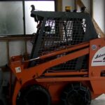 Bobcat　のようなジョブサン　除雪車　除雪機　作業灯をつけてみた