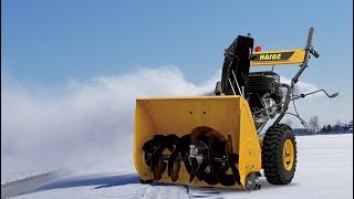 ハイガー 家庭用 業務用 エンジン 除雪機 HG-K25を使ってみました 重い雪 自走式 除雪 除雪作業 雪かき