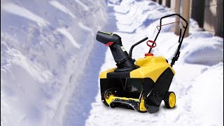 ハイガー 家庭用 小型 エンジン 除雪機 HG-K8718を使ってみました 除雪 除雪作業 雪かき
