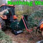 Keeping Forestry Work Fun Chipping and Moving Sawmill Logs