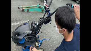 オリジナル電動耕運機：ハイテク近未来型初号機完成！ Part2 W