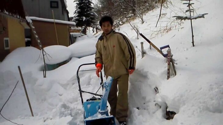 札幌の除雪なら便利屋２５２５本舗　ヤマハ除雪機ゆっきぃ①