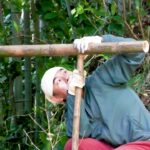 映える竹林 第28話　竹の活用を考える　竹の橋を改善