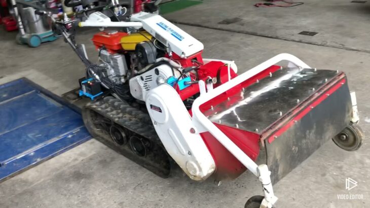 【草刈り機 ハンマーナイフ 改造】Remodeled Mower ☆ついに来た！親爺の自信作‼️世界初⁉️丸ハンドル⭕️ツインエンジン🚜#01