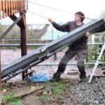 Setting Up A Conveyor For The Wood Chipper..