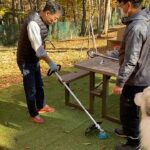 【ルンルンの裏庭】雑談：お父さんmakitaのバッテリー草刈り機を手に入れる