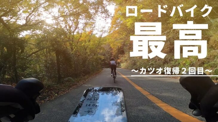 【ロードバイク最高】～カツオ復帰２回目🚴