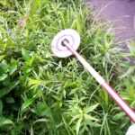 背負い式草刈り機で斜面の草刈り作業（ウェアラブルカメラ・3倍速）