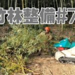 竹の伐採と処理#7　竹林整備　伐採とウッドチッパー粉砕機