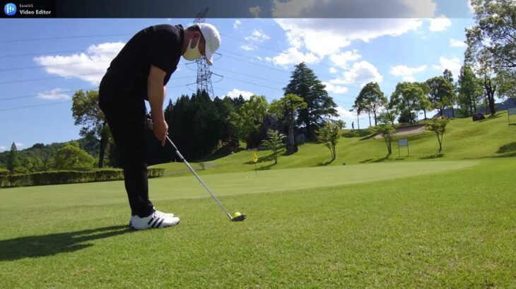 #ゴルフ #チッパーの握り方 ★PureShot49 チッパーの握り方  握り方を変えて、同じ距離を打ってみた。