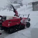 除雪1時間半、雪国の苦労【除雪機】やってもやっても次から次へつもってく