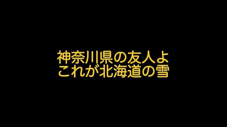 除雪機でご近所散歩‼️