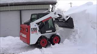 除雪機　ボブキャット　bobcat s100  24.8馬力　ディーゼル　ジョブサン