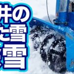 検証！ベタ雪を色んな除雪機で除雪してみた！【農機具王 福井店】