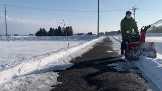 2022/1/9 除雪作業【SXC1070H】和同産業　除雪機