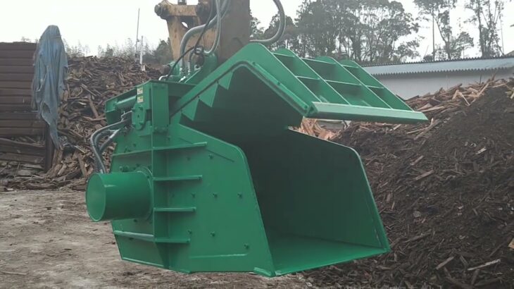 【新製品】バケットサンドクラッシャー0.7クラス　型式：BSC 200　混廃破砕　Bucket Sand Crusher for 20t excavator