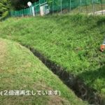 【草刈機】この刈り方はどうか？？４月の田んぼの畦と斜面の草刈り。水路あり。水路掃除まで含めてベストMowingは？今回はU字ハンドル草刈機とナイロンコード‼︎解説と反省付き‼︎