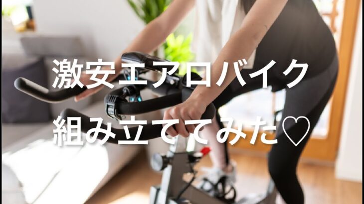 【自転車】激安エアロバイク買って組み立ててみた【ダイエット/筋トレ】