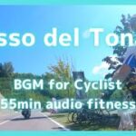 【エアロバイク55分音楽景色】ドロミテ山脈編：トナーレ峠のダウンヒル Passo del Tonale decsent 38.66km, 1016m-
