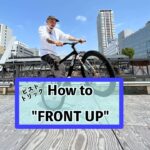 ピストバイクの基礎トリック”FRONT UP(フロントアップ)