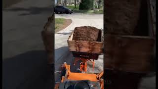 Mulching made easy… 73yds in 9hrs.